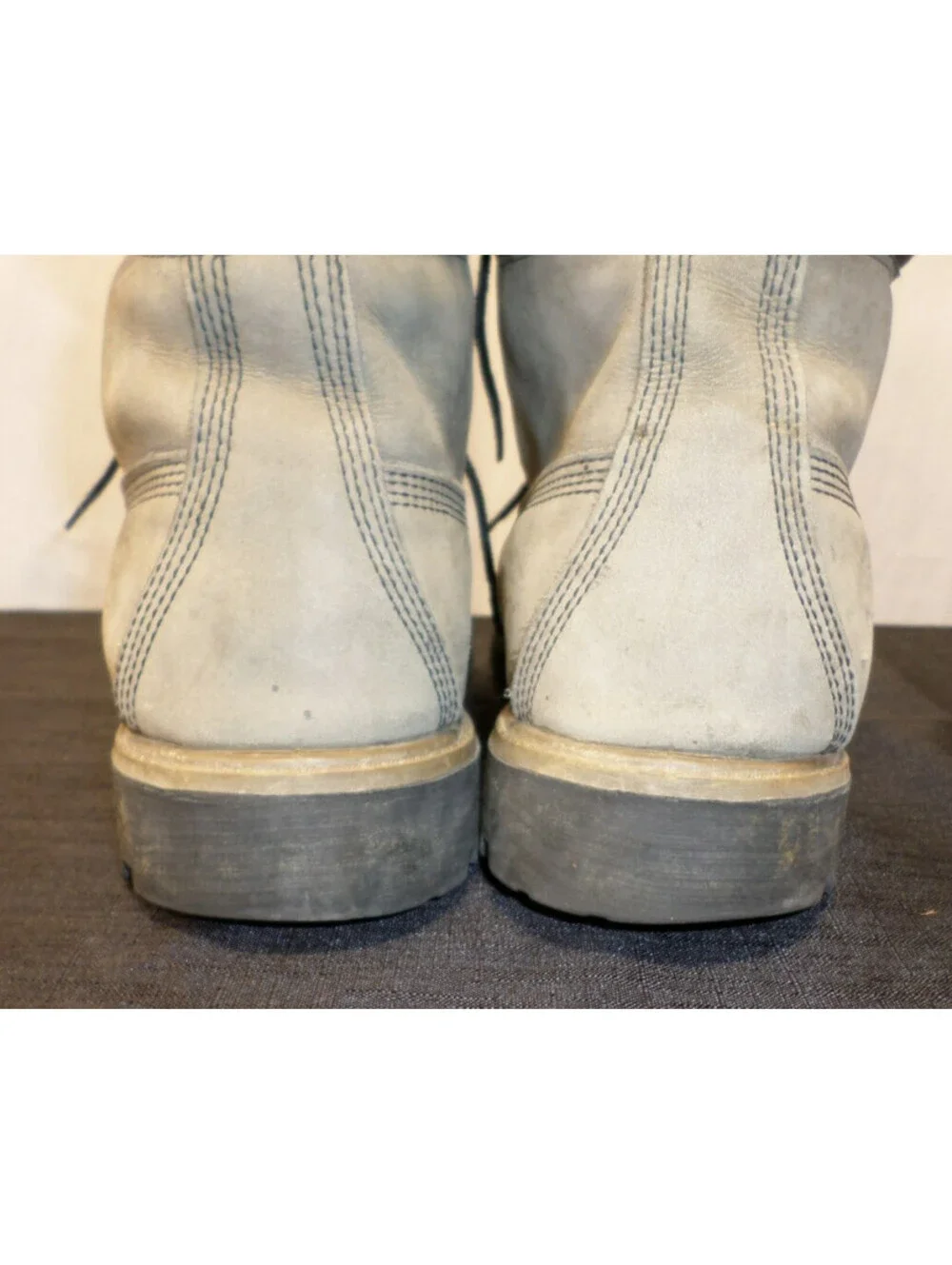 EUC TIMBERLAND 6609A 3098 LACE UP HIKING BOOTS GRAY/GREENISH BOOTS MENS 10.5M